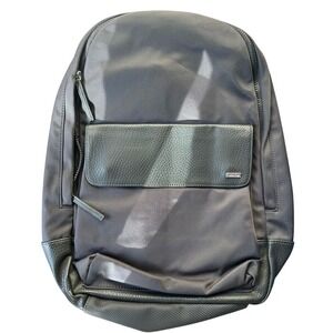 Calvin Klein Nylon Backpack W Pebble PU Trim Black‎